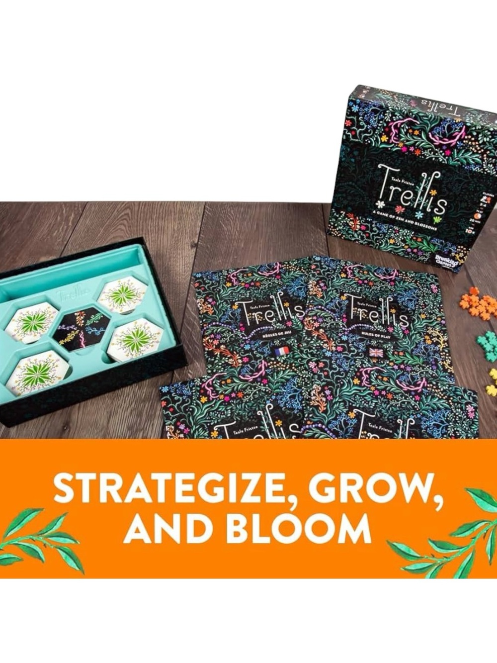 Trellis Board Game NEW Factory Sealed | Zen & Blossoms Strategy Game 2-4 Players - Picture 4 of 11